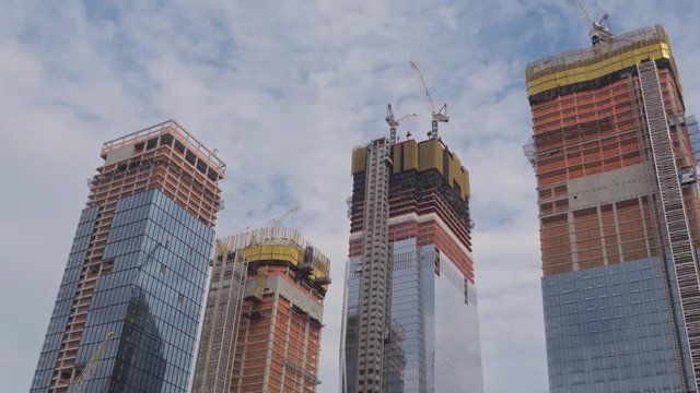 Skyscraper construction. Manhattan is ever rising higher.