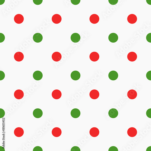 "Red and green polka dot pattern" Stock image and royalty-free vector