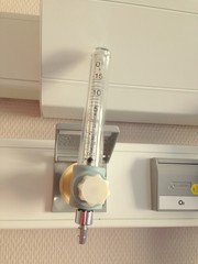 manomètre à oxygène à l’hôpital 