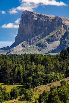 The Bure Peak (Pic de Bure) in Summer. Hautes-Alpes, Devoluy Massif, Southern French Alps, France