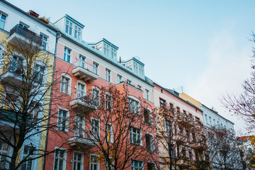 Obraz premium vintage colored buildings in berlin