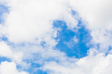 cloud with blue sky