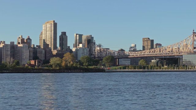 East River Eleventh Street Basin Manhattan Skyline