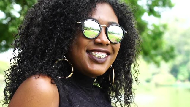 Beautiful Smiling African Woman