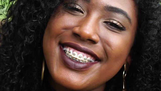 Beautiful Smiling African Woman