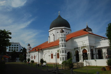 Fototapeta na wymiar Mosquée Kapitan Keling, George Town, Penang, Malaisie