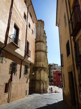 La catedral de Santa María y San Julián de Cuenca, sede de la diócesis en la provincia eclesiástica de Toledo,España