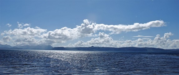 Naklejka premium cloudscape