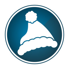 Christmas hat button