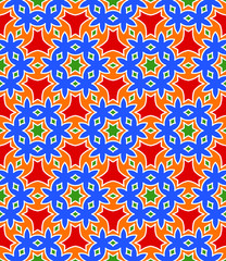 Seamless colorful geometric pattern