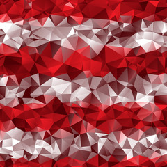 Red  poly abstract background