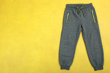 Sports gray pants