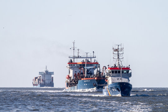 Vessels in German Bay