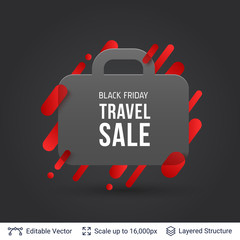 Black Friday Travel Sale Offer.