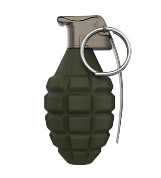 Grenade Bomb Isolated