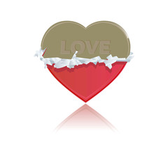heart of  valentine days chocolate