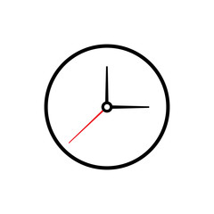Clock icon vector illustration