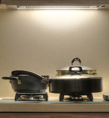 saucepan on a stove
