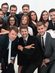 portrait professional a great business team.