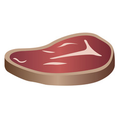 Isolated meat icon