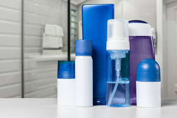 Cosmetics bottles