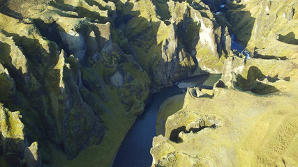 Iceland landscape Canyon
