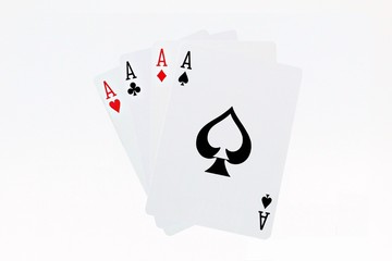 aces on the hand
