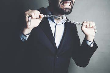 young man neck chain