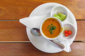  Fish broth with pepper