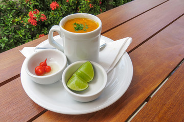  Fish broth with pepper