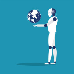  ROBOT AND HUMAN WORKING SPEED,Concept