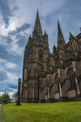 Fototapeta na wymiar Lichfield Cathedral