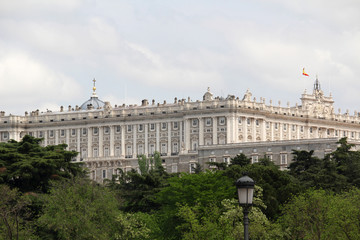 Obraz premium The Royal Palace of Madrid, Spain