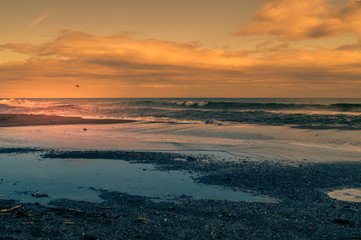Obraz premium sunset on the sea 