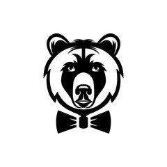 vector bear head
