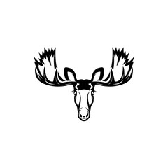Fototapeta premium vector moose head
