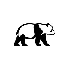 vector panda bear silhouette © Tetiana