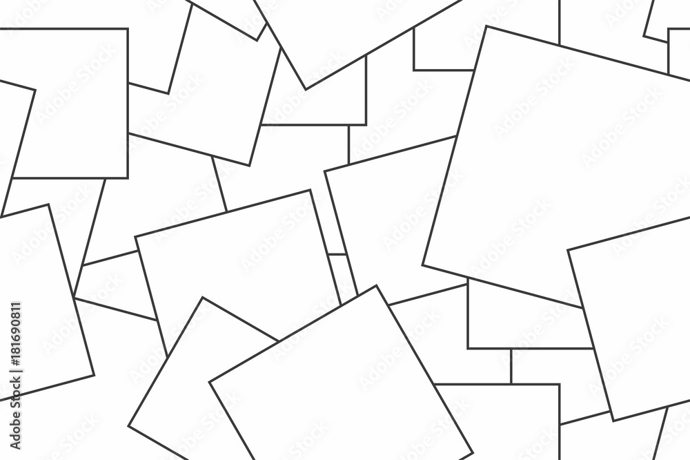 Poster geometric seamless pattern with linear