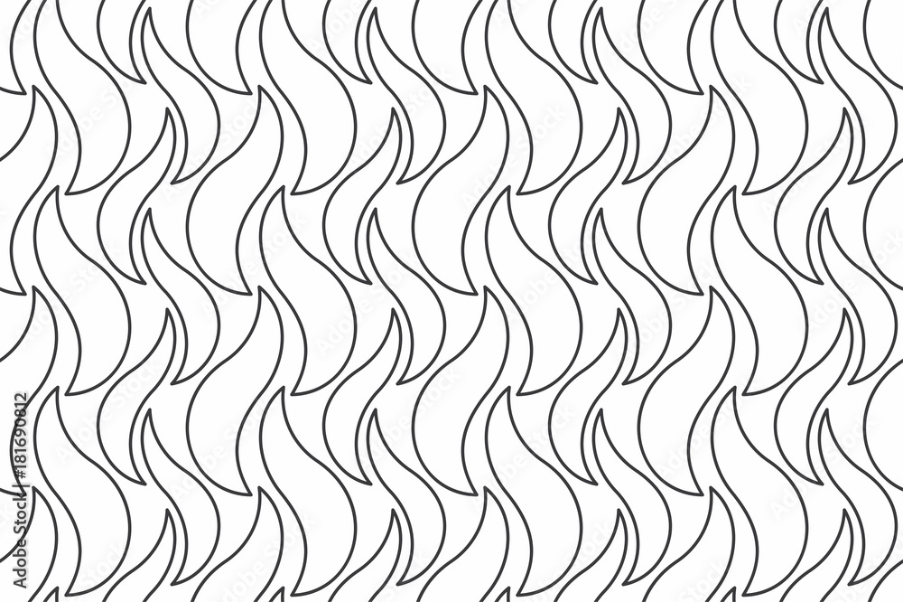 Poster geometric seamless pattern with linear