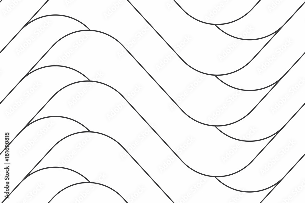 Poster geometric seamless pattern with linear