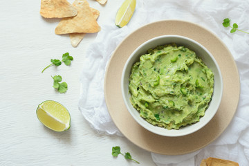 Guacamole in a bowl