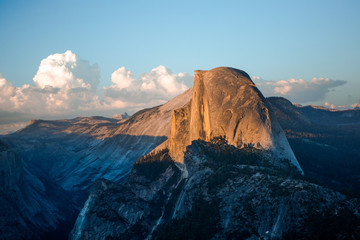 Naklejka premium Half Dome at Sunset
