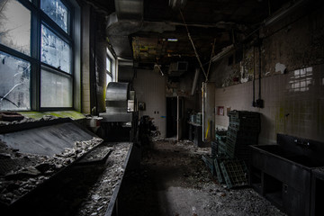 Fototapeta na wymiar Abandoned Kitchen