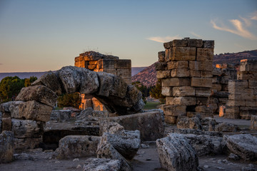 Ruins in the Pamukkale spa