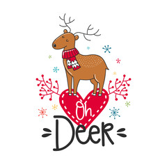 Christmas vector poster