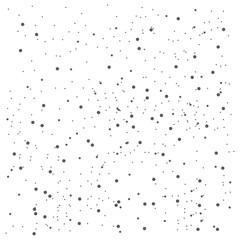 Snow on a white background