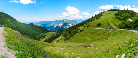 Herzogstand - Wandern in den Bergen in Bayern