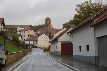 Fototapeta premium Navarre villages in autumnal season