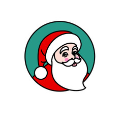 Vector illustration of Santa Claus