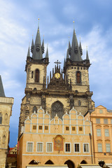 Fototapeta premium Tyn church in Prague